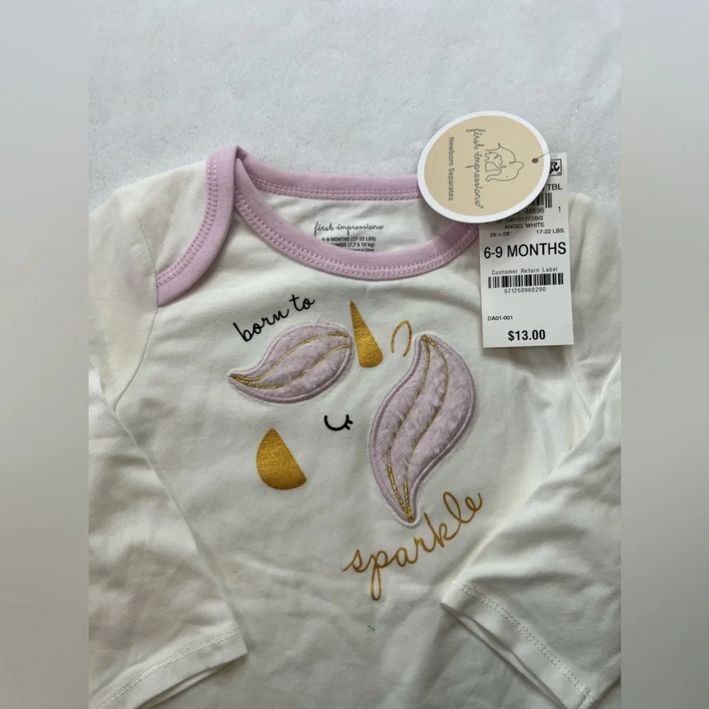 Unicorn Long Sleeve Onesie